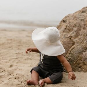 Oyster White Unisex Sun Bonnet